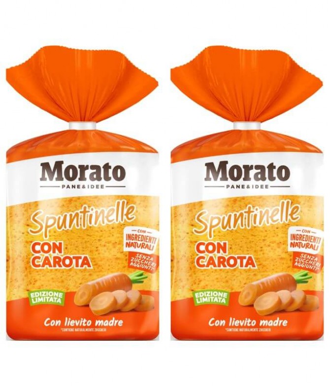 PACK 2 Morato Pão Forma Cenoura 280gr