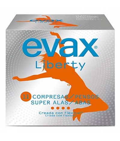 Evax Liberty Pensos Higiénicos Super com Abas 11un