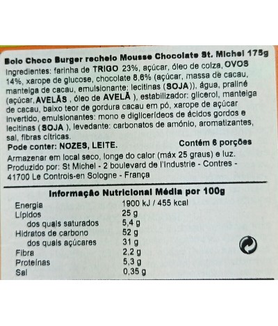 St. Michel Bolo Choco Burger 175gr