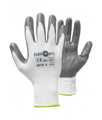 Flexsafe Luvas Trabalho Nylon Tamanho 6 1 Par