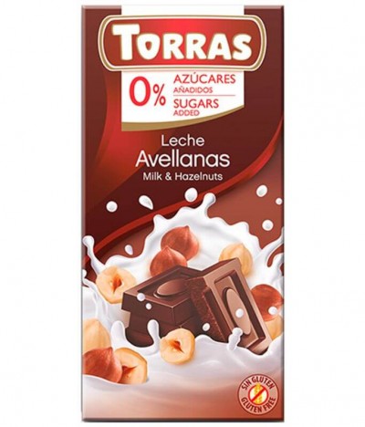 Torras Chocolate Leite Avelã 75gr