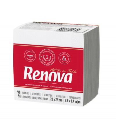 Renova Guardanapo Art de la Table 22x22cm 90un