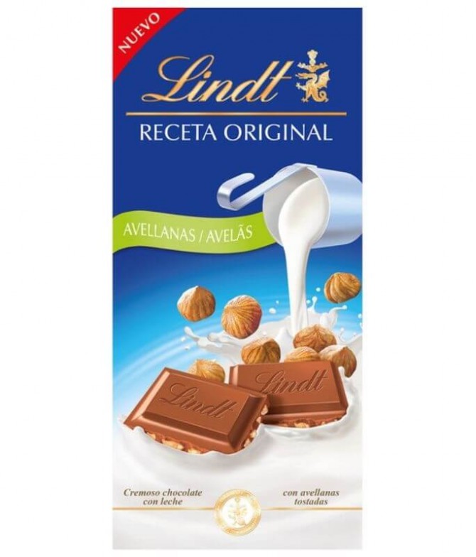 Lindt Chocolate Leche Avellana 125gr T