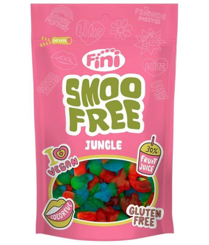 Fini Smoofree Animales Selva Gominola Brillo 165gr T