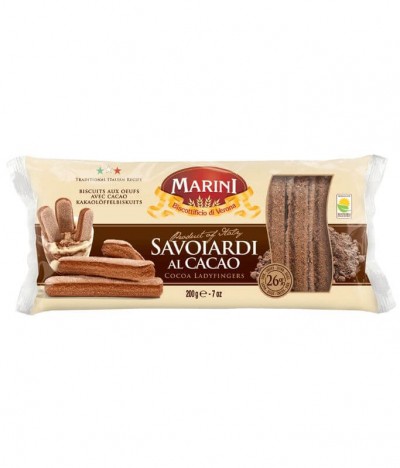 Marini Savoiardi Bizcocho Ladyfinger Cacao 200gr T