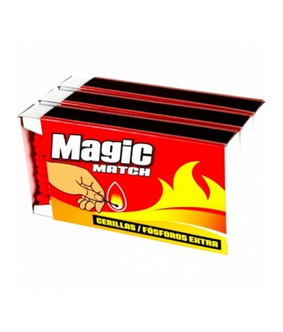 Magic Caixa Fósforos Extra 3x100un