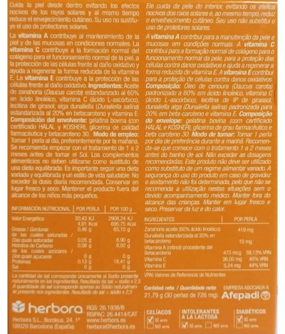 Herbora Nutri Protector Solar 30un T