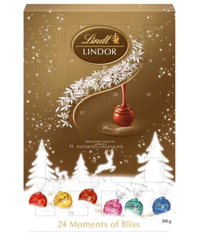 Lindt Lindor Calendário Advento 300gr