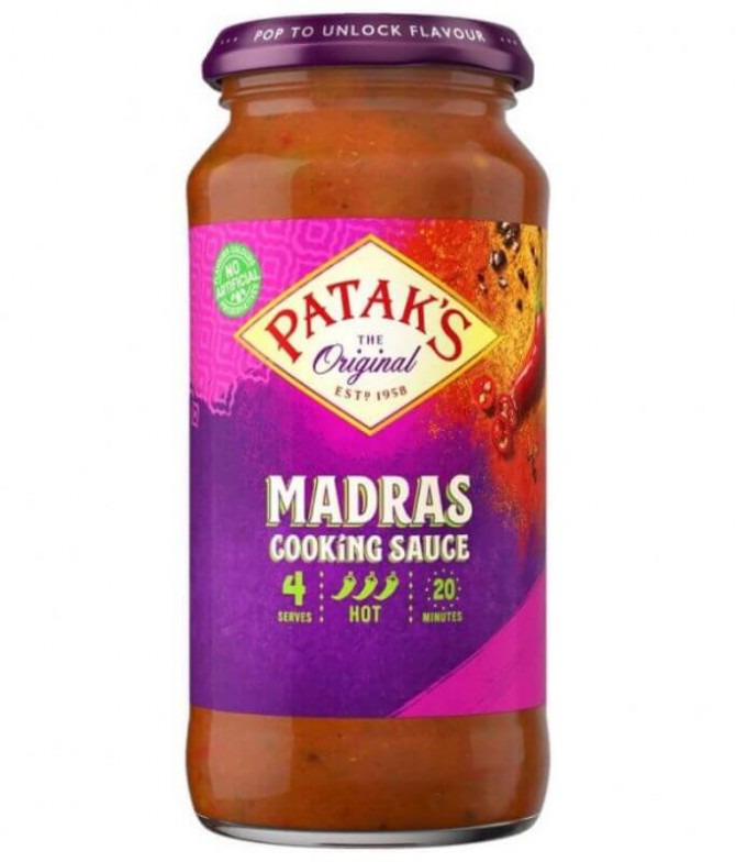 Patak's Molho Indiano Madras 450gr