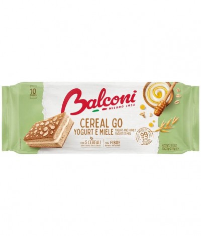 Balconi Cereal Go Pastelito Yogur Miel 10un