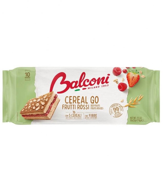 Balconi Cereal Go Pastelito Frutos del Bosque 10un