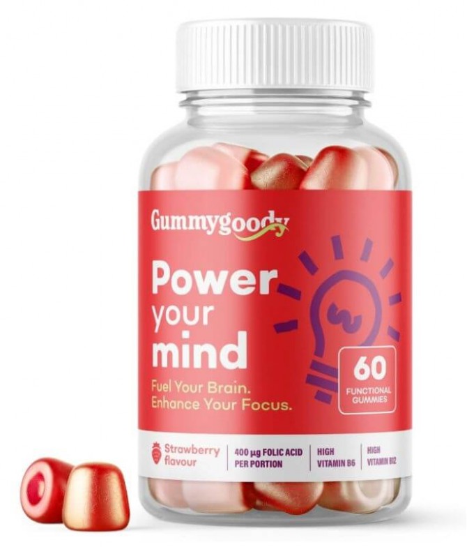 GummyGoody Goma Power Your Mind 60un