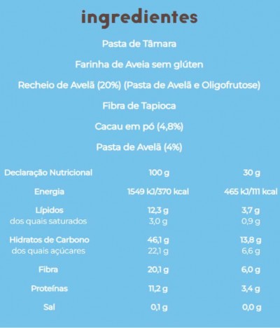 Benefeat Churro Cacao Avellana BIO 30gr T