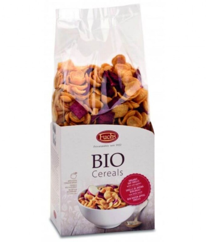 Fuchs Cereais Aveia Maçã Vermelha BIO 300gr