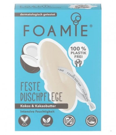 Foamie Gel Banho Sólido Coco Manteiga Cacau 80gr