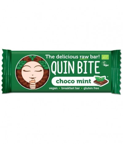 Quin Bite Barrita Chocolate Menta BIO 30gr