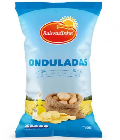 Bairradinha Batata Frita Ondulada 200gr