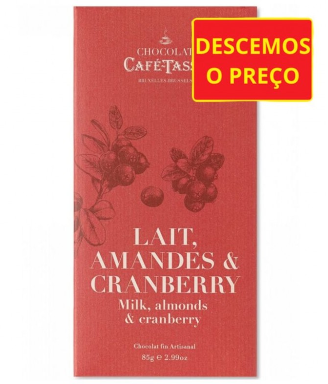 Café-Tasse Chocolate Leite Amêndoa Arando 85gr