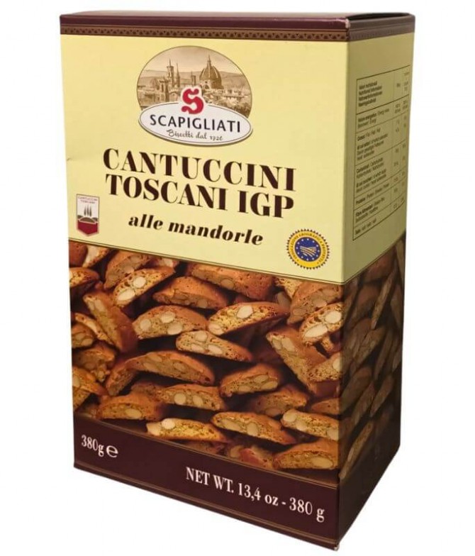 Scapigliati Biscoito Cantuccini Amêndoa 380gr