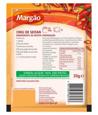Margão Piripiri Moído 35gr