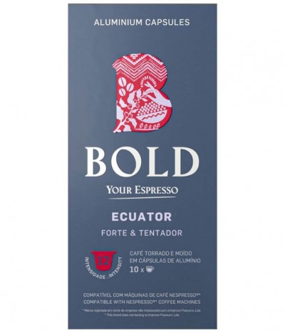 Bold Ecuator Café Comp Nespresso 10un