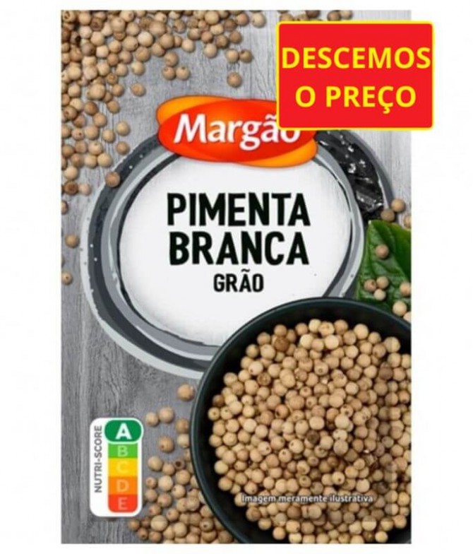 Margão Pimenta Branca Grão 17gr