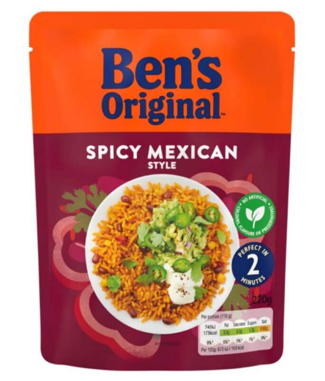 Ben's Original Arroz Estilo Mexicano Picante 220gr t