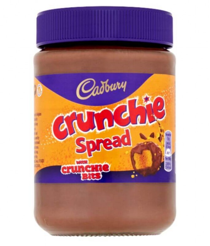 Cadbury Creme Barrar Chocolate Crunchie 400gr Cadbury Creme Barrar Chocolate Crunchie 400gr