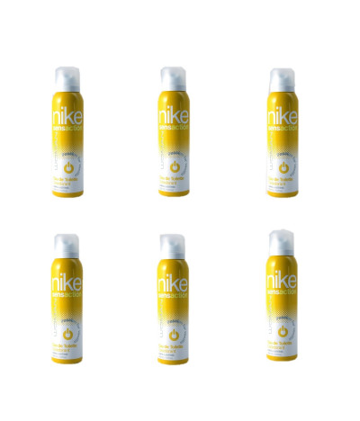 PACK FAMÍLIA 6 Desodorizante em Spray Sensation Passion for Vanilla Woman Nike 150 ml 