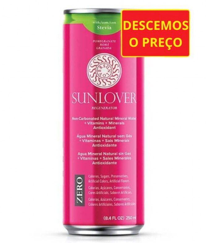 Sunlover Regenerator Bebida Funcional Romã 250ml