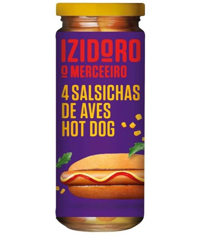 Izidoro Salchicha Aves Hot Dog 4un