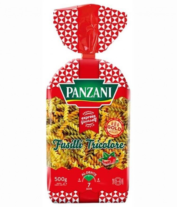 Panzani Massa Fusilli Tricolor 500gr