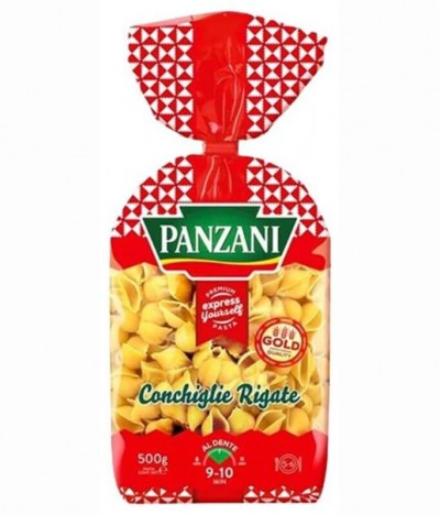 Panzani Massa Conchiglie Rigate 500gr