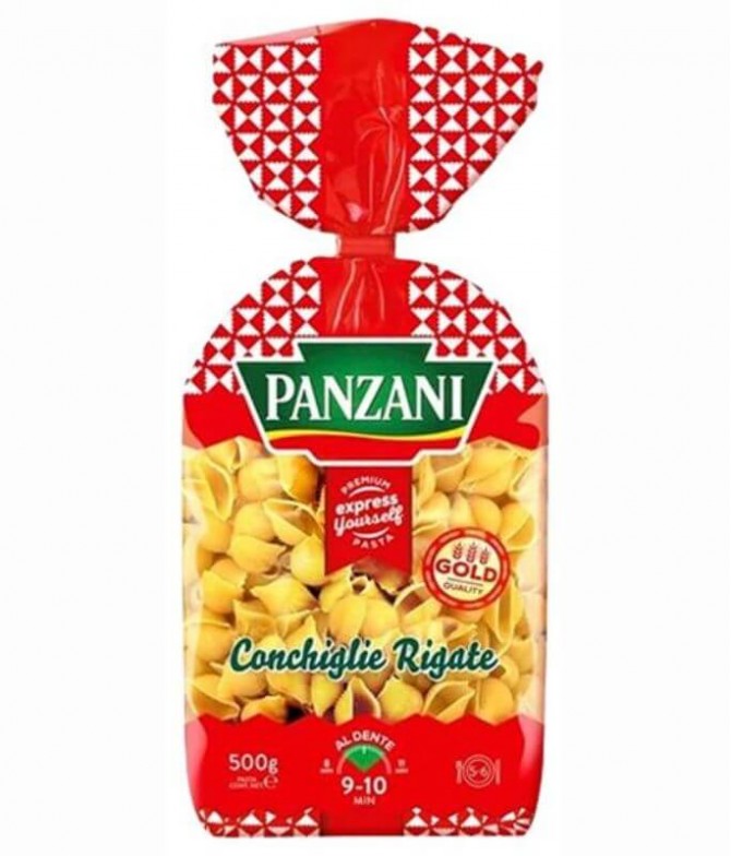Panzani Massa Conchiglie Rigate 500gr
