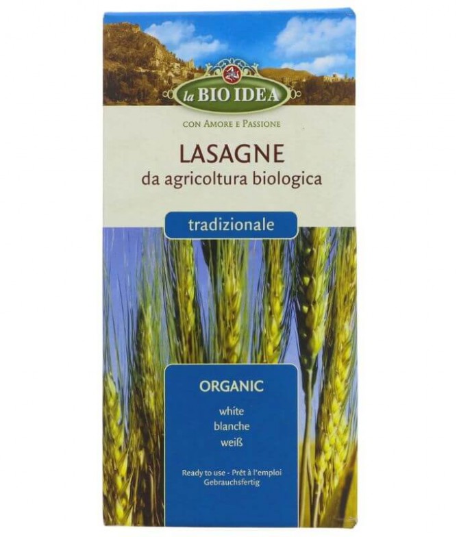 La Bio Idea Pasta Lasaña 250gr