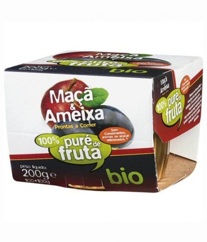Próvida Puré Manzana Ciruela BIO 2x100gr
