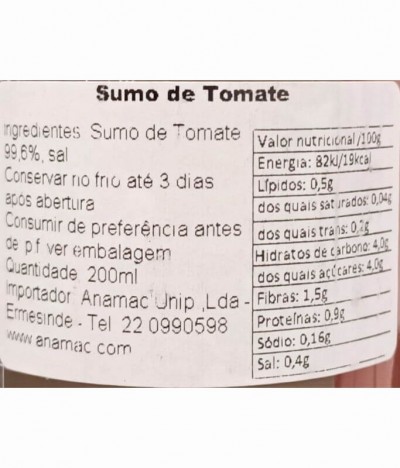 alain milliat Zumo Tomate 200ml