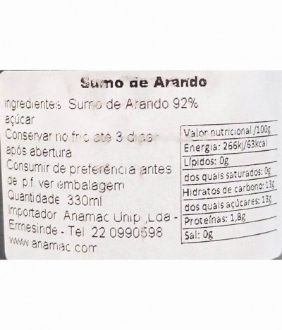 alain milliat Zumo Arándano 330ml