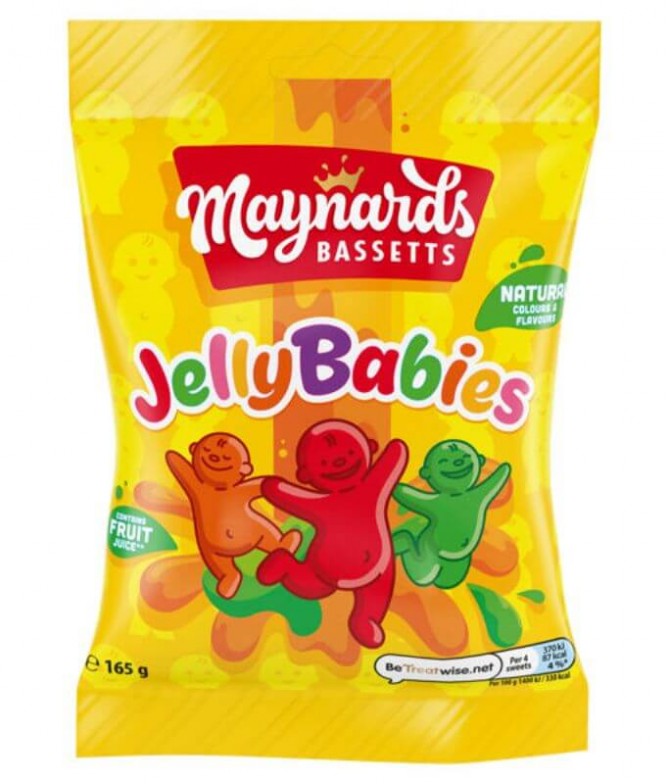 Maynards Bassetts Goma Jelly Babies 165gr Maynards Bassetts Goma Jelly Babies 165gr