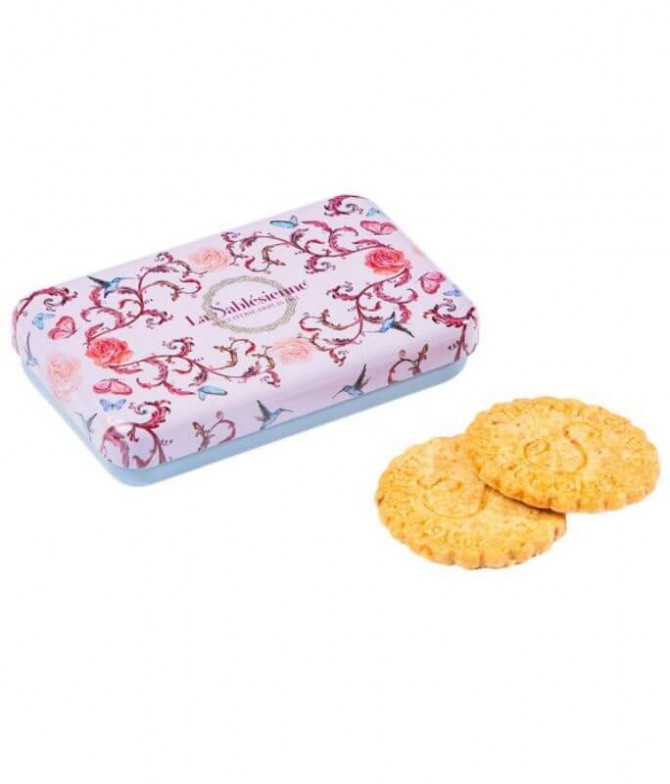 La Sablésienne Biscoito Framboesa Lata 35gr