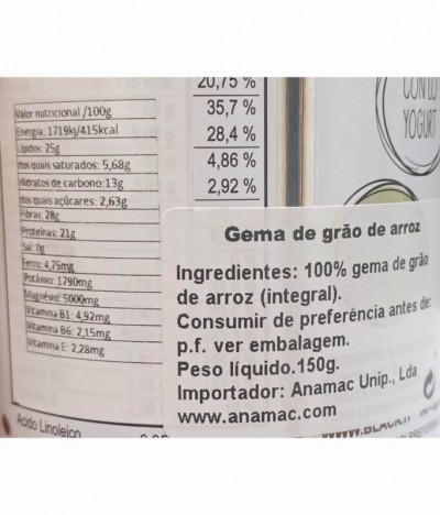 Black Gema Grão Arroz 150gr