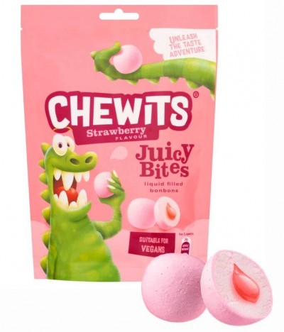 Chewits Juicy Bites Morango 115gr