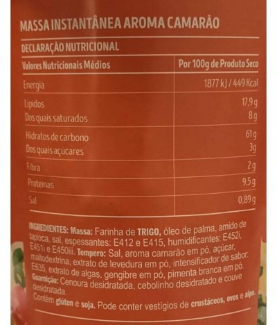 Koala Noodles Camarão 65gr
