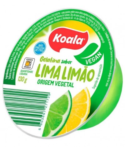 Koala Gelatina Vegetal Lima Limão 130gr