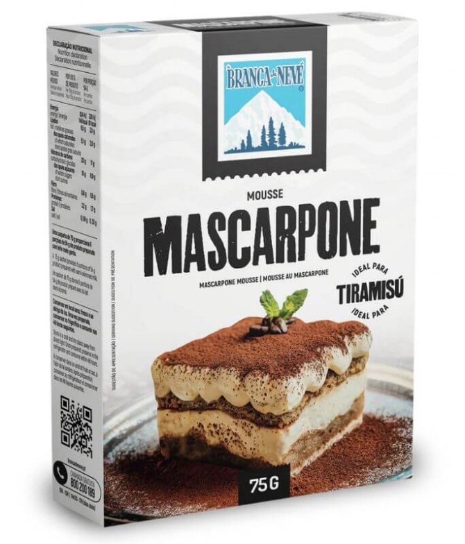 Branca de Neve Mousse Mascarpone 75gr