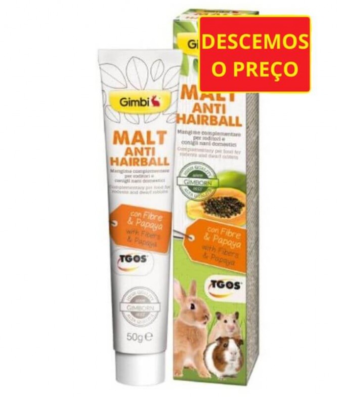 Gimbi Malte Roedores Anti Bola Pelo 50gr