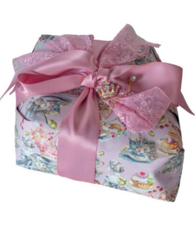 Rustichella D´Abruzzo Bolo Colomba Embrulho Rosa 750gr