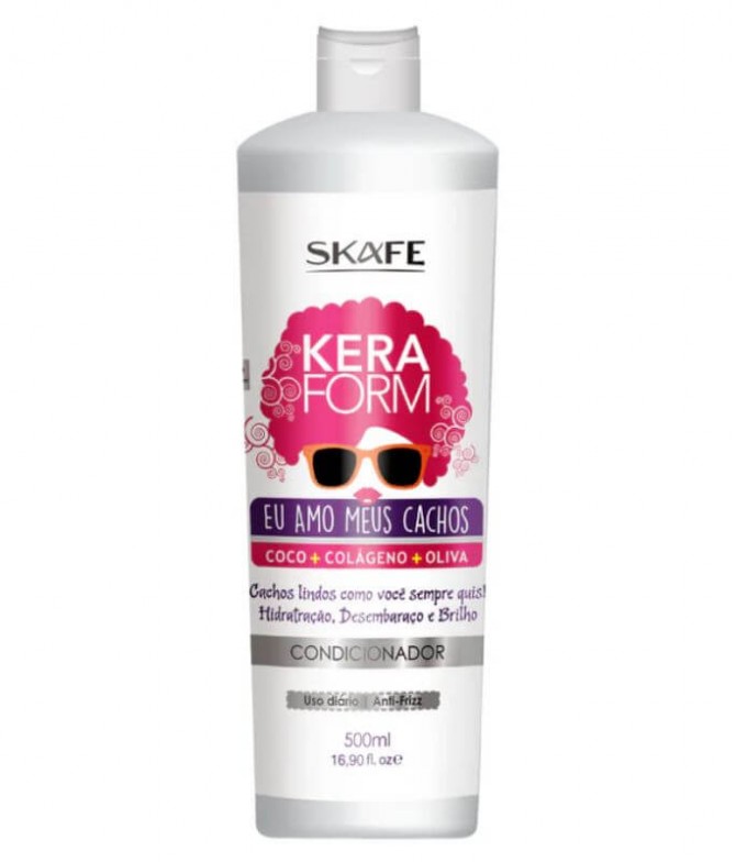 Skafe Keraform Condicionador Eu Amo Meus Cachos 500ml