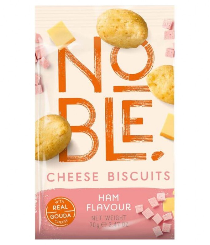 Noble Savoury Biscoito Queijo Gouda Fiambre 70gr