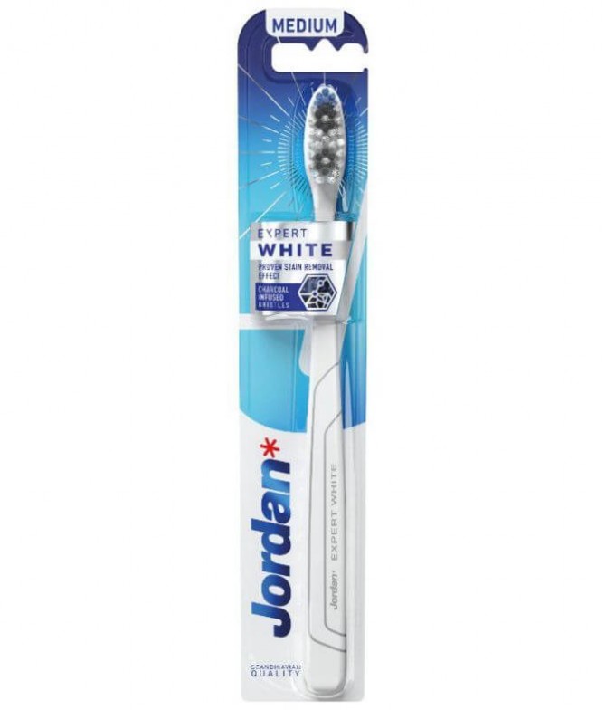 Jordan Expert White Escova Dentes Média 1un